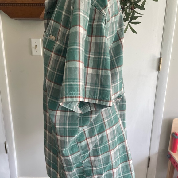 5.11 Tactical Green and White Casual Button Down Shirt - Picture 2 of 7